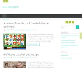 MGlbaseball.org(MGL Baseball) Screenshot