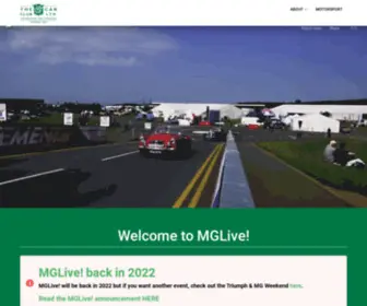 Mglive.co.uk(Home « MGLive) Screenshot