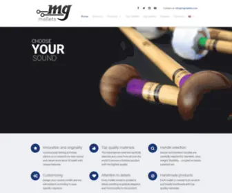 Mgmallets.com(Bacchette artigianali per strumenti a percussione) Screenshot