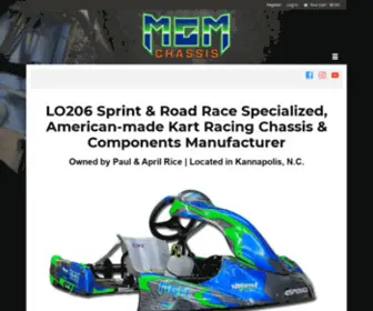 MGMchassis.com(Kart Racing Chassis and Parts Manufacturer) Screenshot