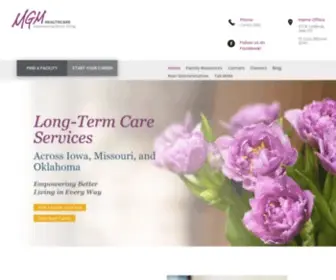 MGmhealthcare.com(Long-Term Healthcare Services) Screenshot