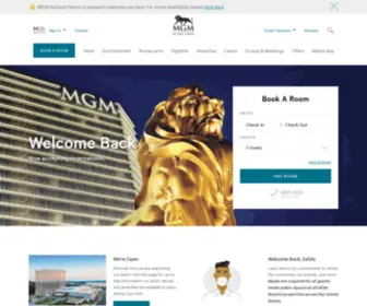 MGmmaryland.com(MGM National Harbor) Screenshot