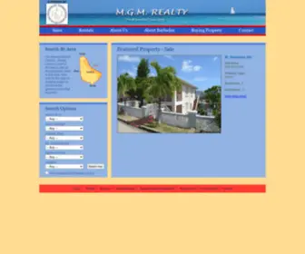 MGmrealtybarbados.com(MGM Realty Barbados) Screenshot