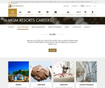 MGmresortscareers.com(Careers at MGM Resorts International) Screenshot