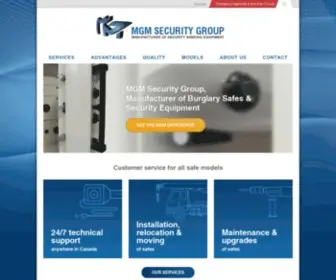 MGmsecuritygroup.com(MGM Security Group) Screenshot