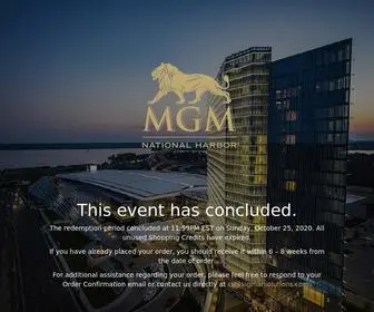 MGMshoppingevent.com(MGMshoppingevent) Screenshot