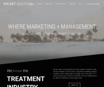 MGMtdigital.com(We are MGMT Digital. A boutique digital marketing agency) Screenshot