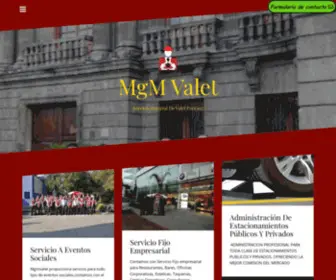 MGmvalet.com.mx(MgM Valet) Screenshot