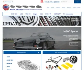 Mgocspares.co.uk(Mgoc spares) Screenshot