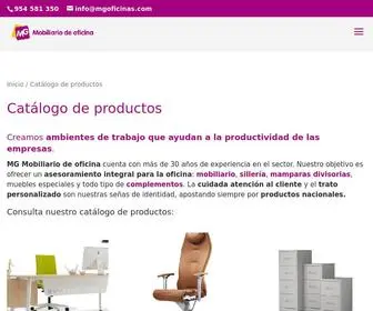 Mgoficinas.com(Muebles de oficina en Sevilla) Screenshot