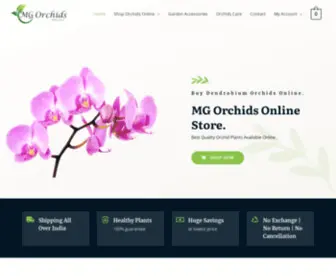 Mgorchids.in(Buy Dendrobium Orchid Plants Online) Screenshot