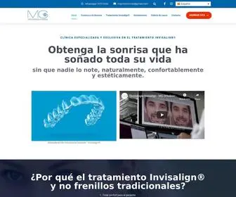 Mgortodonciainvisible.com(Invisalign Costa Rica) Screenshot