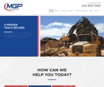 MGpcivil.com.au(Michael Graham Plumbing Pty Limited) Screenshot