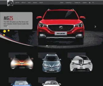 MGphilippines.com(MG Cars Philippines) Screenshot