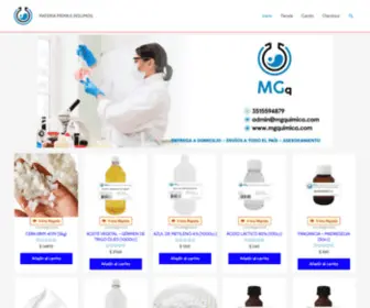 Mgquimica.com(MATERIA PRIMA E INSUMOS) Screenshot