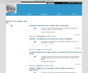 Mgrenoble.fr(L'actualité du Grand Grenoble 24/24h) Screenshot