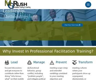 Mgrush.com(MG RUSH Facilitation Training and Meeting Design) Screenshot