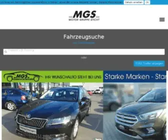 MGS-Autozentrum.de(MGS Motor Gruppe Sticht) Screenshot