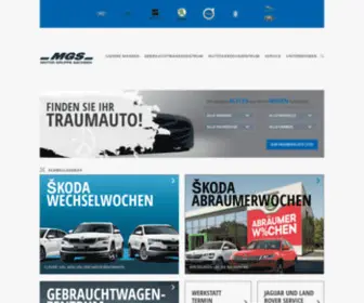 MGS-Sachsen.de(Startseite der MGS Motor Gruppe Sachsen GmbH & Co.KG Automobilhandel) Screenshot