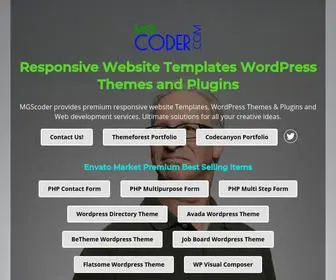 MGscoder.com(Proffessional in Web Development and WordPress Themes and Plugins) Screenshot