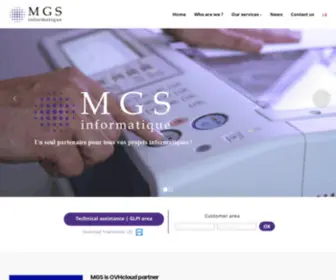 Mgsinfo.com(MGS Informatique) Screenshot