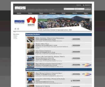 MGS.net.au(Mason Gray Strange Auctioneers and Valuers) Screenshot