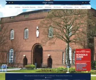 MGS.org(The Manchester Grammar School) Screenshot