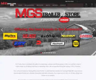 MGStrailerStore.com(MGS Trailer Store) Screenshot