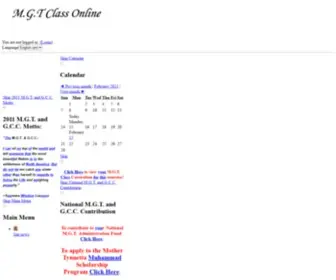 MGTclass.org(MGT Class Online) Screenshot