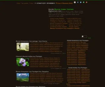 Mgtourism.com(Kerala Honeymoon Packages) Screenshot