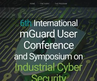 Mguard.com(6TH INTERNATIONAL MGUARD USER CONFERENCE AND SYMPOSIUM ON INDUSTRIAL CYBER SECURITY) Screenshot