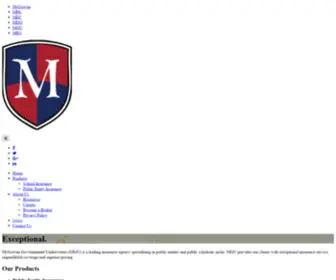 Mguins.com(McGowan Governmental Underwriters) Screenshot