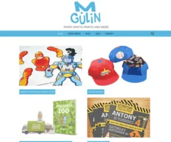 Mgulin.com(Papercrafts Prints and More) Screenshot