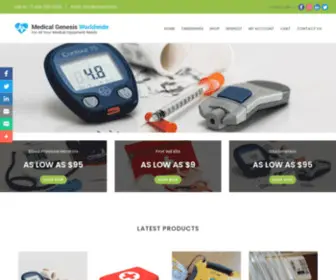 MGWWi.com(For All Your Medical Equipment Needs) Screenshot