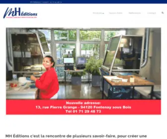 MH-Editions.fr(Création de site internet) Screenshot