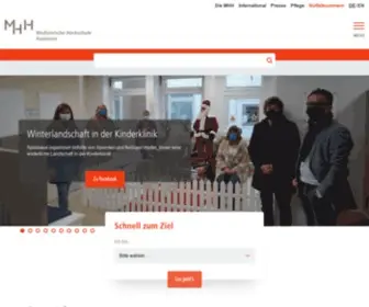 MH-Hannover.de(Medizinische Hochschule Hannover) Screenshot