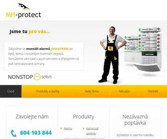 MH-Protect.cz(Montáže alarmů Jablotron) Screenshot