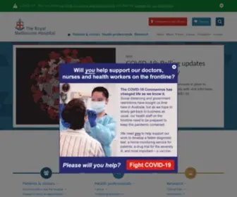 MH.org.au(Melbourne Health Website) Screenshot