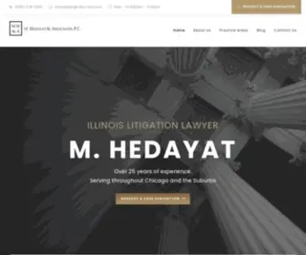 Mha-Law.com(Will County Litigation Lawyer) Screenshot