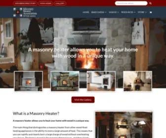 Mha-Net.org(The Masonry Heater Association (MHA) Website) Screenshot