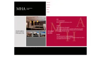 Mhacm.com(MHA Construction) Screenshot