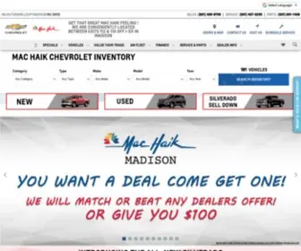 Mhaikchevrolet.com(Mac Haik Chevrolet) Screenshot