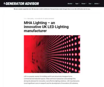 Mhalighting.co.uk(MHA Lighting) Screenshot