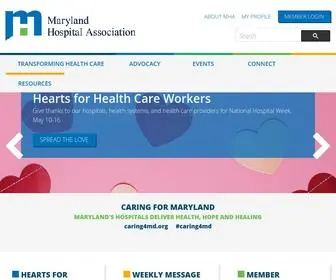 Mhaonline.org(Maryland Hospital Association) Screenshot