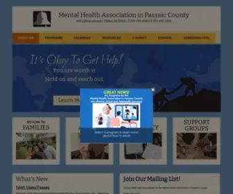 Mhapassaic.org(About Us) Screenshot