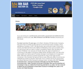 Mhbarauction.com(MH Bar Auction) Screenshot