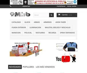 MHbcanarias.com(MHB EQUIPAMIENTO POLICIAL S.L) Screenshot