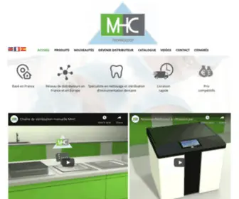 MHC-Technology.com(Stérilisation) Screenshot