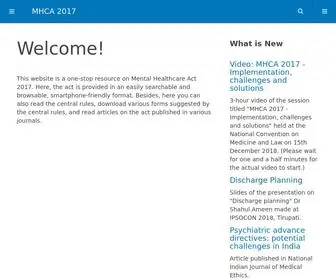 Mhca2017.com(This website) Screenshot