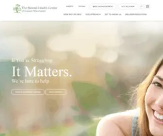 MHCGM.org(The Mental Health Center of Greater Manchester) Screenshot